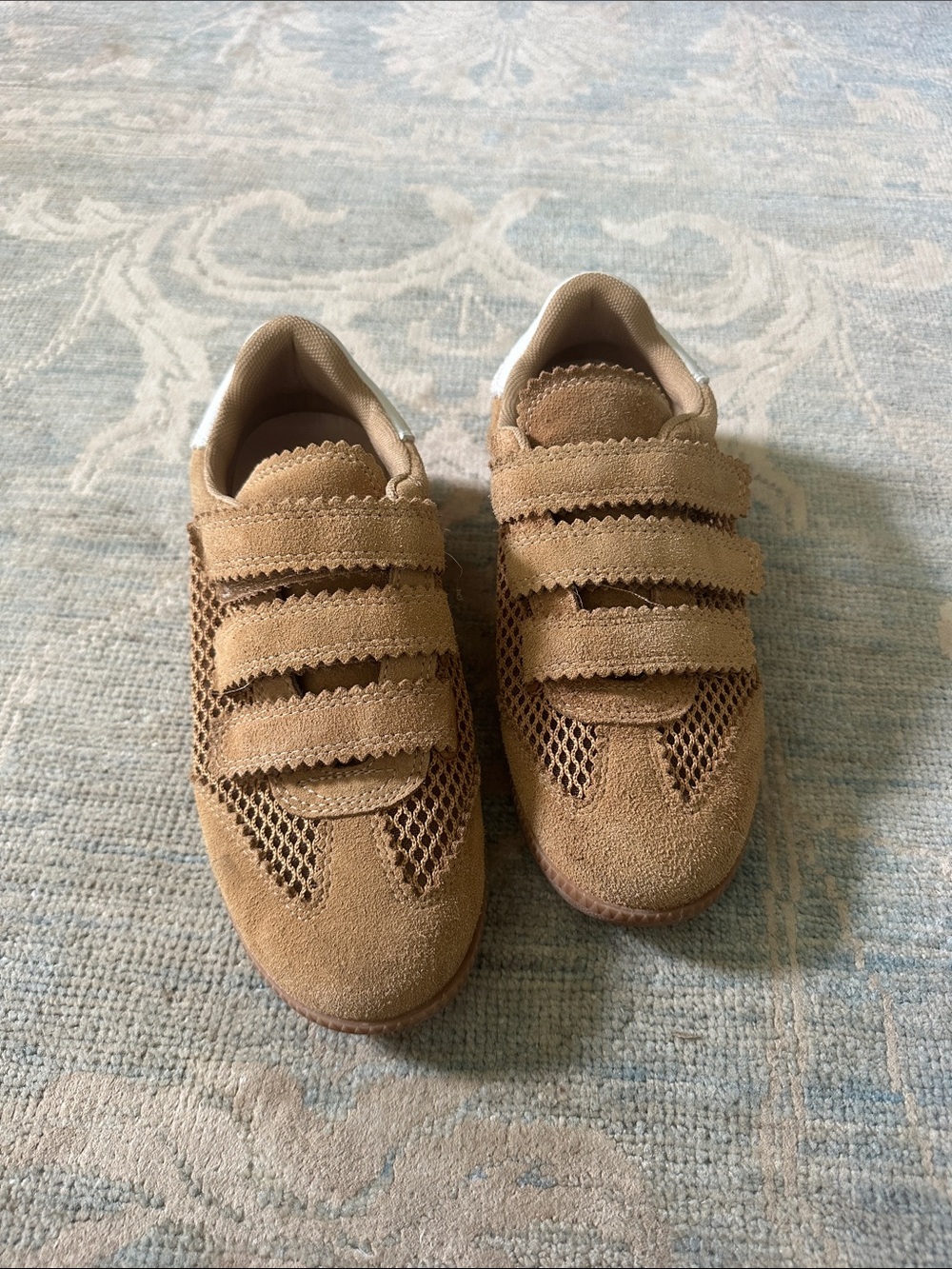 Silent D tan suede sneakers